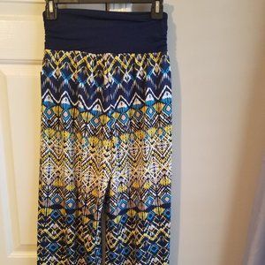 NWT Medium Blue/Yellow Pants